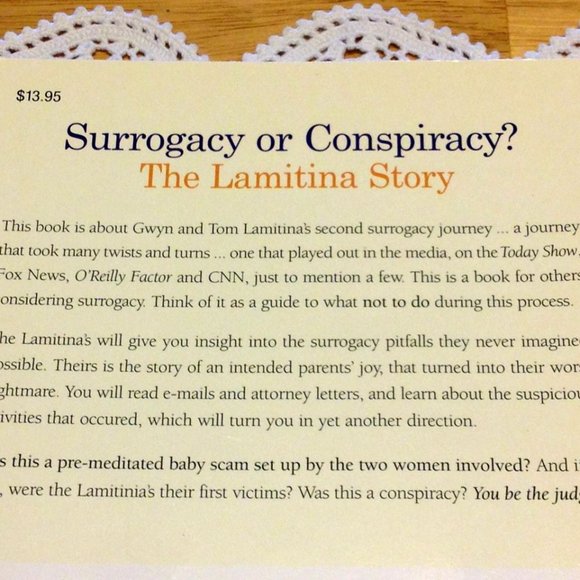 3 for $10 book sale! Surrogacy Pitfalls , True Story,  Surrogacy or Conspiracy? - Picture 3 of 7
